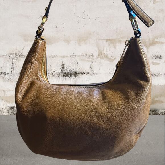 Michael Kors Rhea Hobo/Messenger Leather Bag and ID Card Holder - Picture 5 of 10